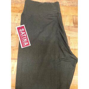 Satina High Waisted Leggings Women Black Plus Size Soft Stretchy Workout Pants